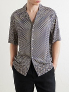 A.P.C. - Bennet Printed Crepe de Chine Shirt - Blue