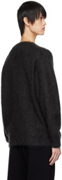 AURALEE Black Brushed Sweater