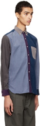 BEAMS PLUS Multicolor Paneled Shirt