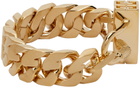 Givenchy Gold G Chain Lock Bracelet