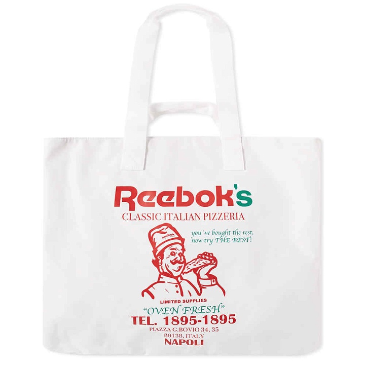 Photo: Reebok Pizza Tote Bag