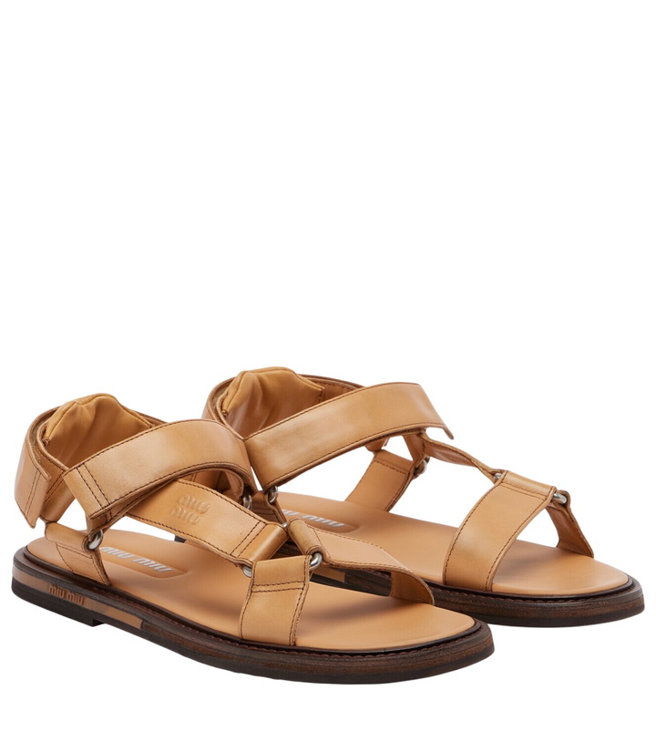 Photo: Miu Miu Leather sandals