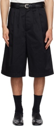 WILLY CHAVARRIA Black Borracho Shorts