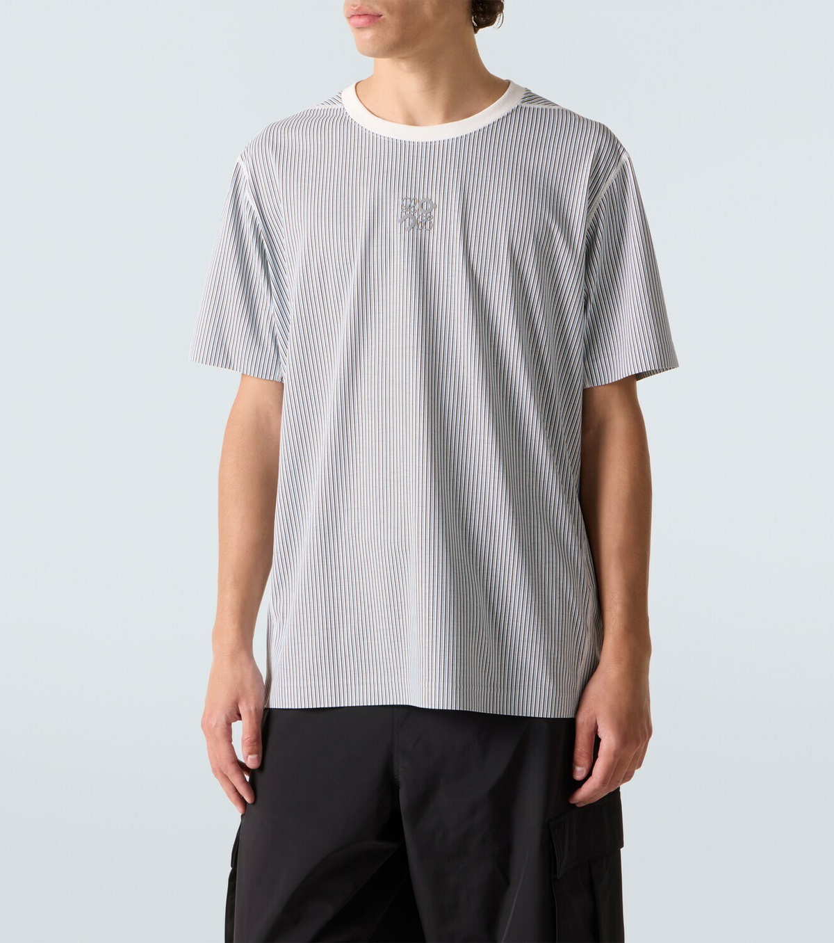 Loewe x On striped technical jersey T-shirt