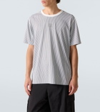 Loewe x On striped technical jersey T-shirt