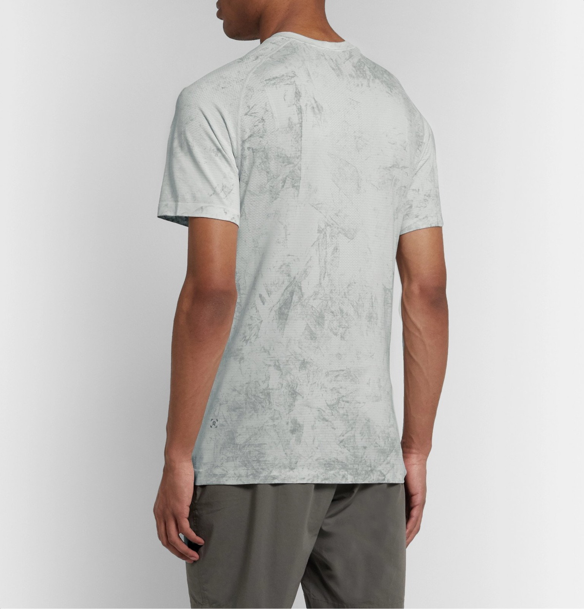 Lululemon - Metal Vent Tech Printed Stretch-Jersey T-Shirt - White Lululemon