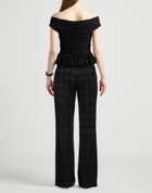 Rochas Womens Pants in Black