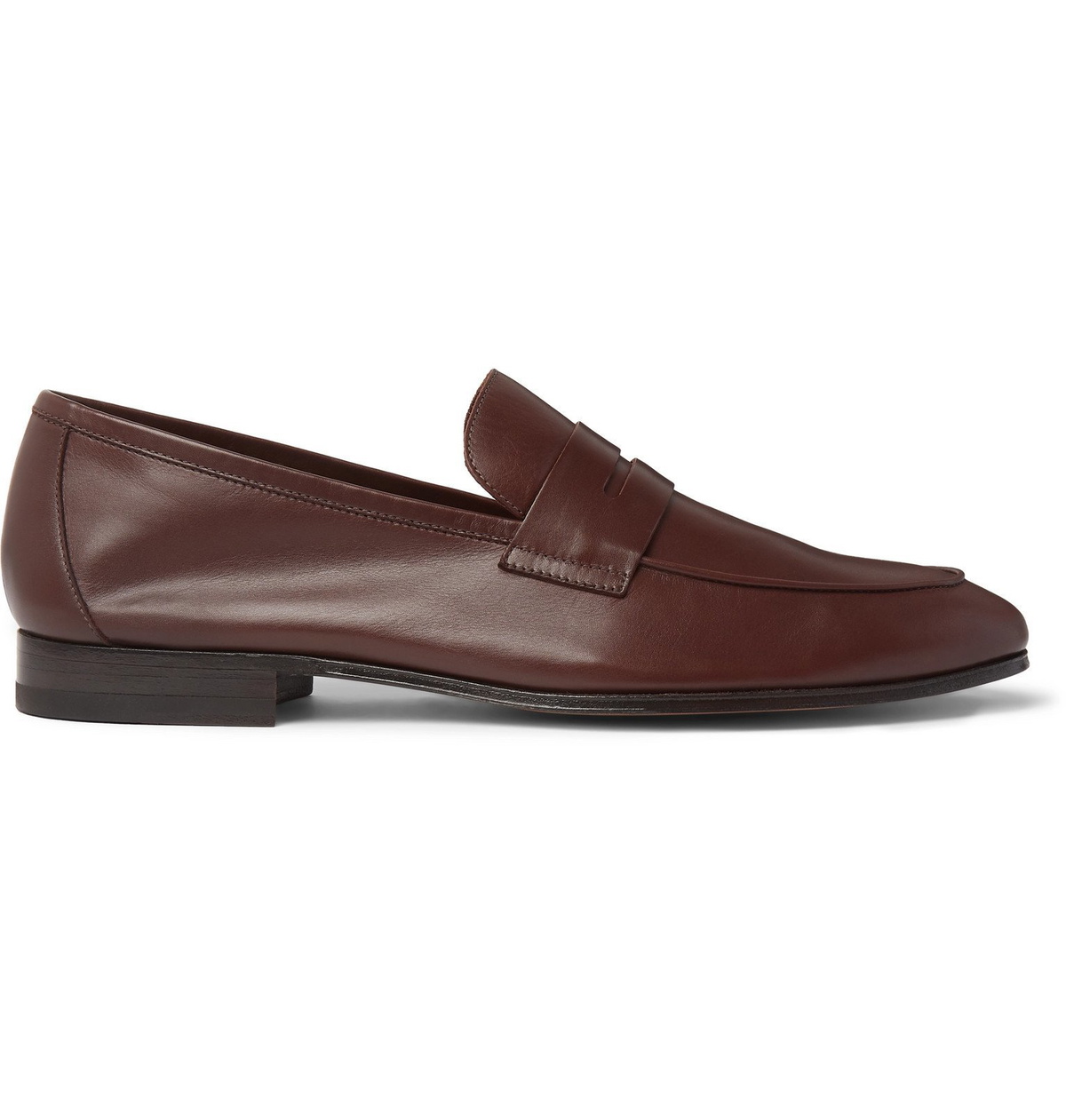 Paul Smith Men\'s Cognac Leather Penny Loafers Cognac Brown  main image 4