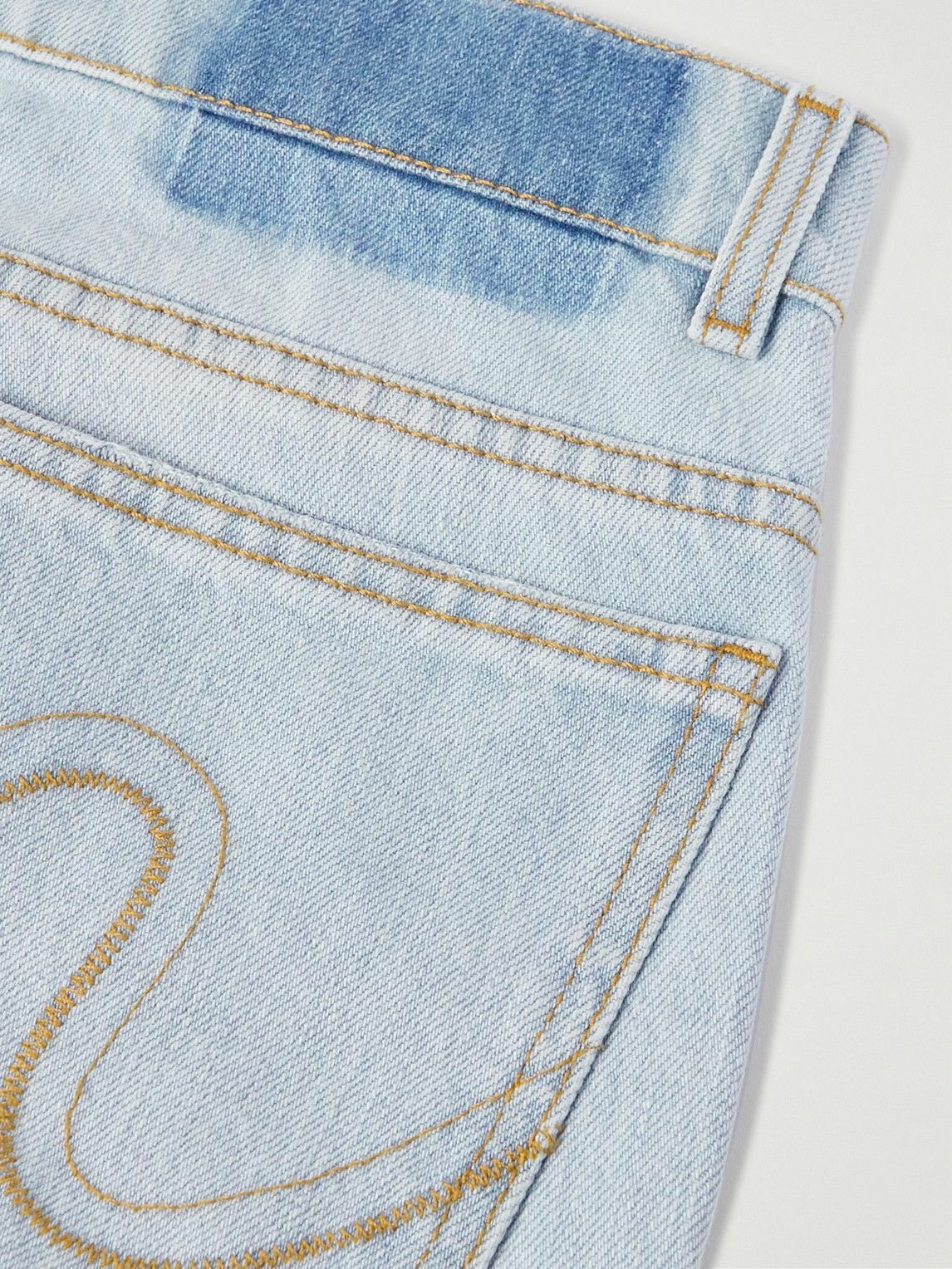 ERL - Flared Distressed Jeans - Blue ERL