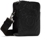 Versace Black Medusa Biggie Barocco Messenger Bag