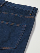 A.P.C. - Helio Wide-Leg Denim Shorts - Blue