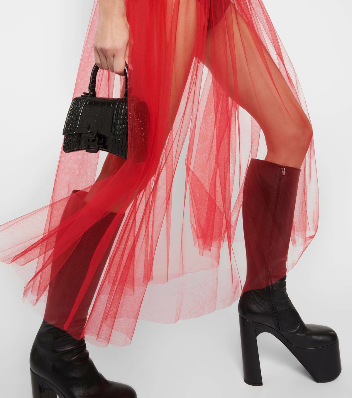 Noir Kei Ninomiya Tulle maxi dress