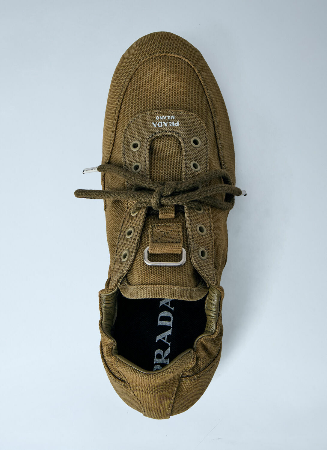 Prada Collapse Canvas Sneakers