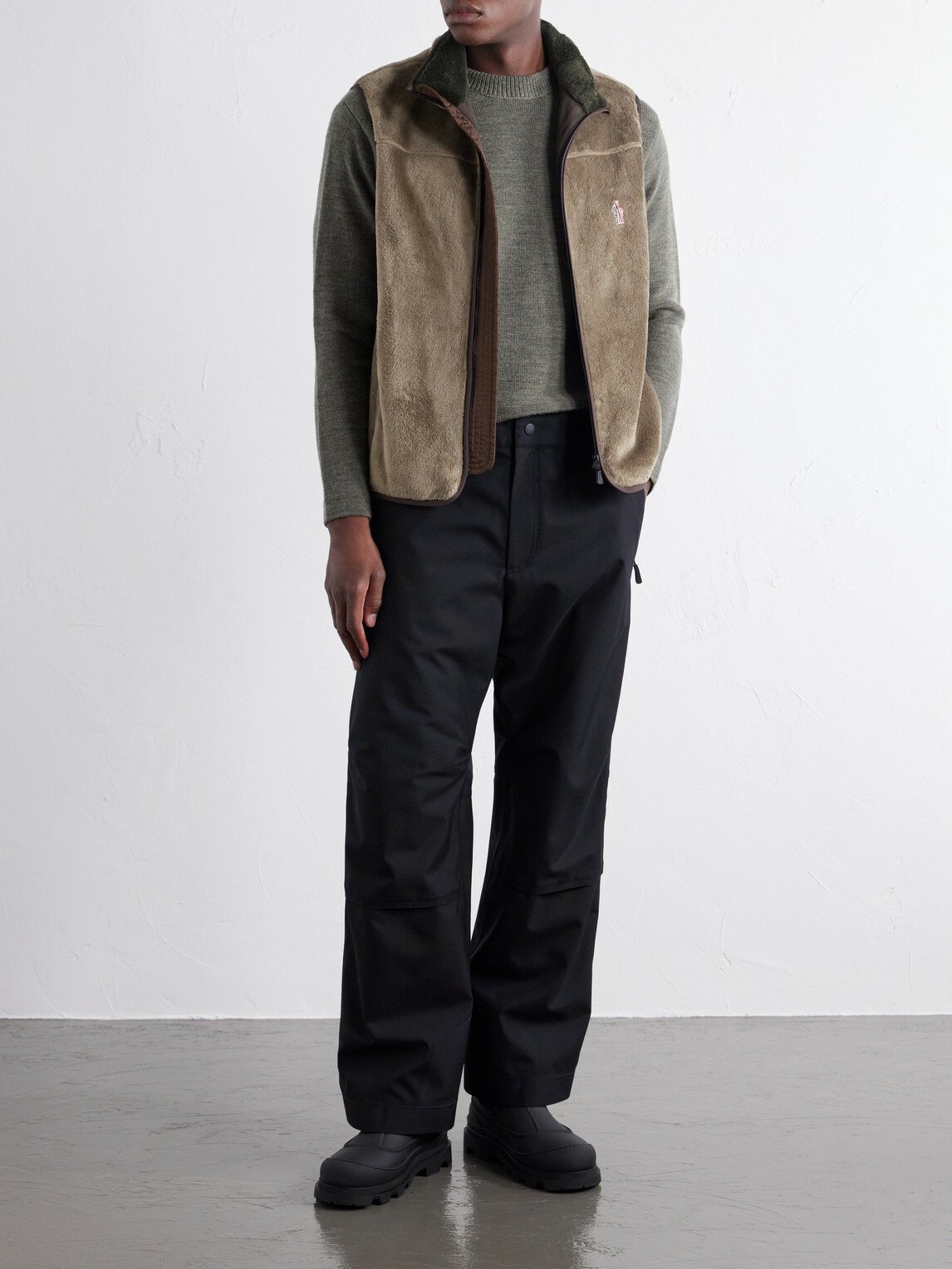 Moncler Grenoble - Straight-Leg Gabardine Ski Pants - Black