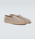 Loro Piana Seaside Walk suede espadrilles