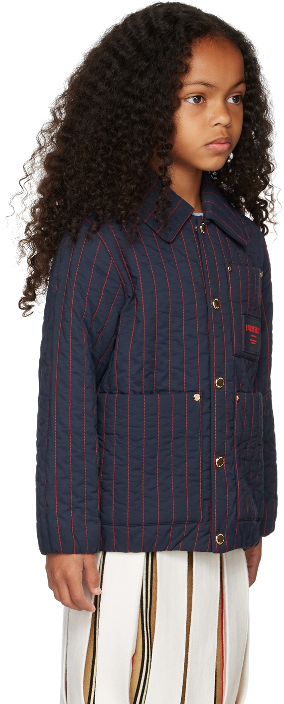 Burberry Kids Navy Pacey Jacket Burberry
