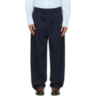 Hugo Navy Modern-Fit Trousers