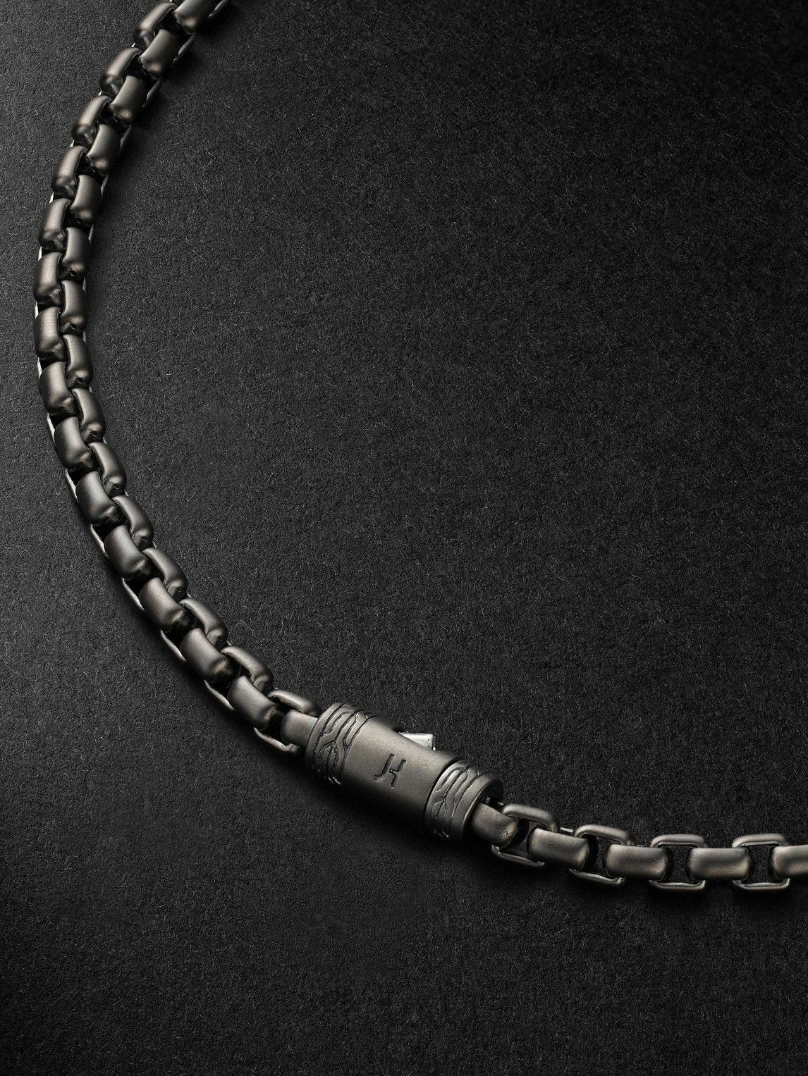 John Hardy - Rhodium-Plated Box Chain Necklace