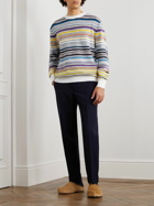 Missoni - Striped Crochet-Knit Cotton Sweater - Multi