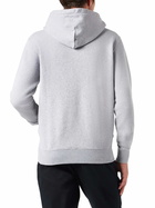 MC2 Saint Barth Man Grey Hoodie With Not Today Embroidery