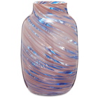 HAY Round Spash Vase - Large in Light Pink/Blue