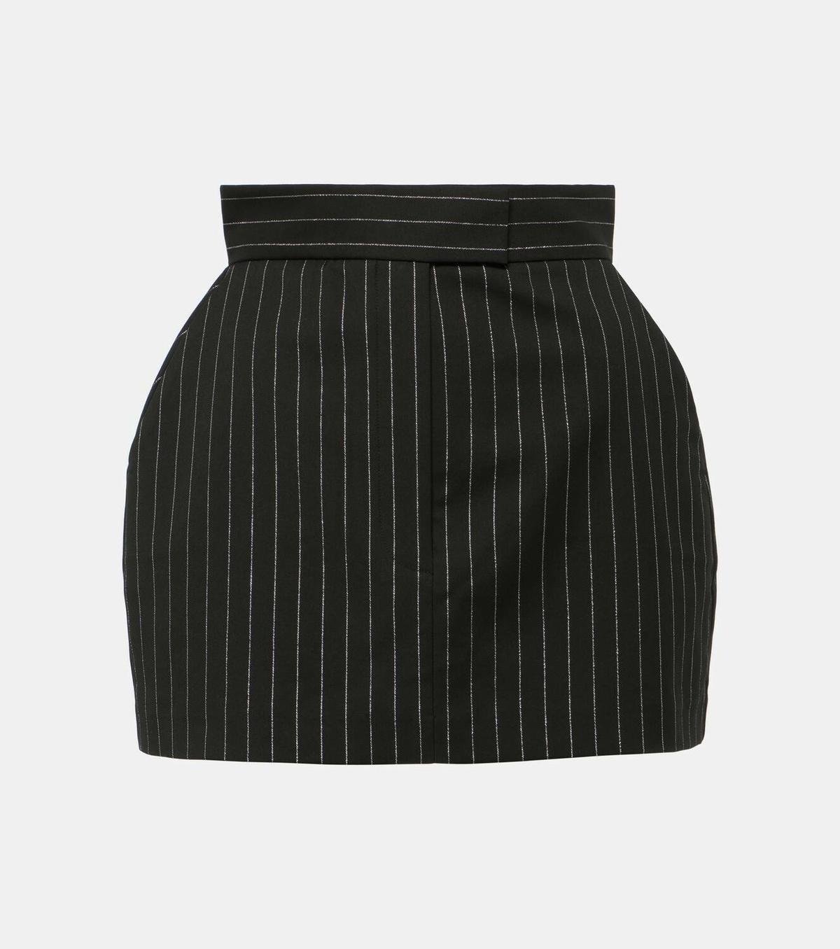 Alex Perry High-rise pinstripe miniskirt