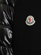 MONCLER - Ultra-fine Wool & Rainwear Cardigan