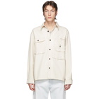 Acne Studios Off-White Twill Vented Jacket