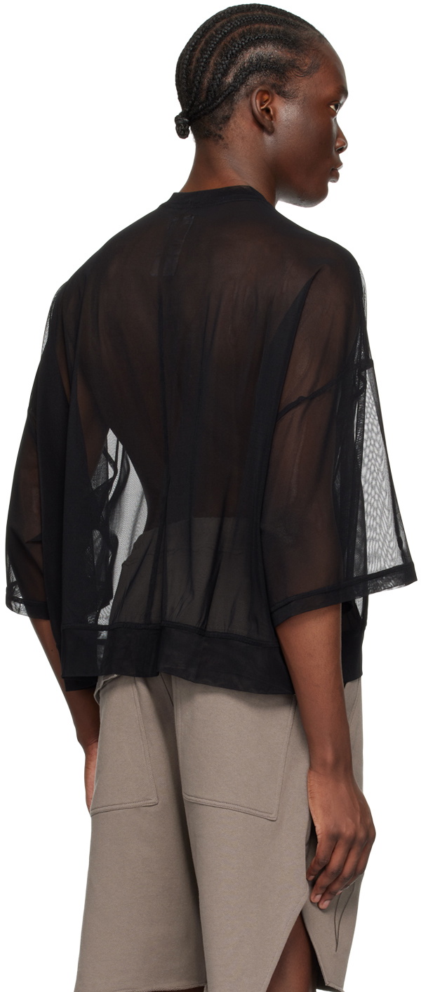 【関送無料】 RICK OWENS x Champion  Cropped Tシャツ Rick Owens X Champion logo-embroidered Cotton T-shirt