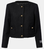 Patou Wool-blend tweed jacket