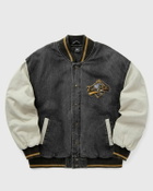 Patta Patta Homerun Denim Varsity Jacket Grey Bomber Jackets