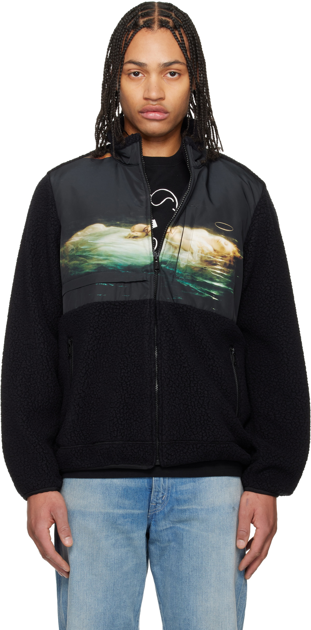 Undercover - Cindy Sherman Printed Tencel Jacket - Black Undercover