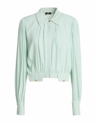 Elisabetta Franchi Womens Shirt Turquoise