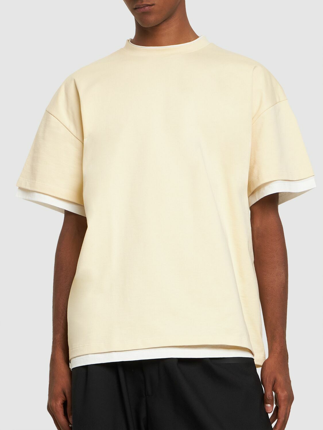 Tシャツ・カットソー JIL SANDER COTTON JERSEY LOGO PRINT T-SHIRT JIL SANDER Logo-Print Cotton-Jersey T-Shirt for Men | MR PORTER