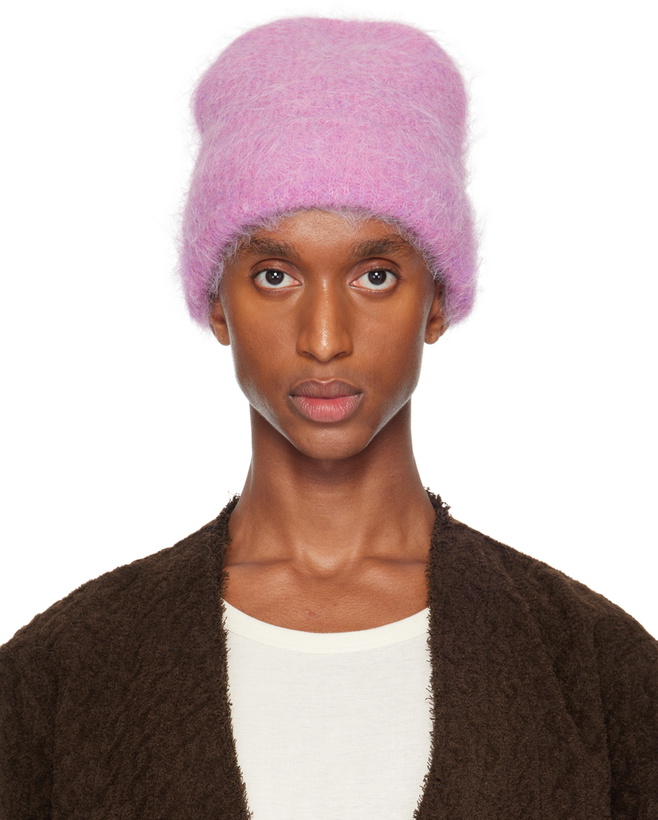 Photo: Séfr Purple Fuzzy Beanie