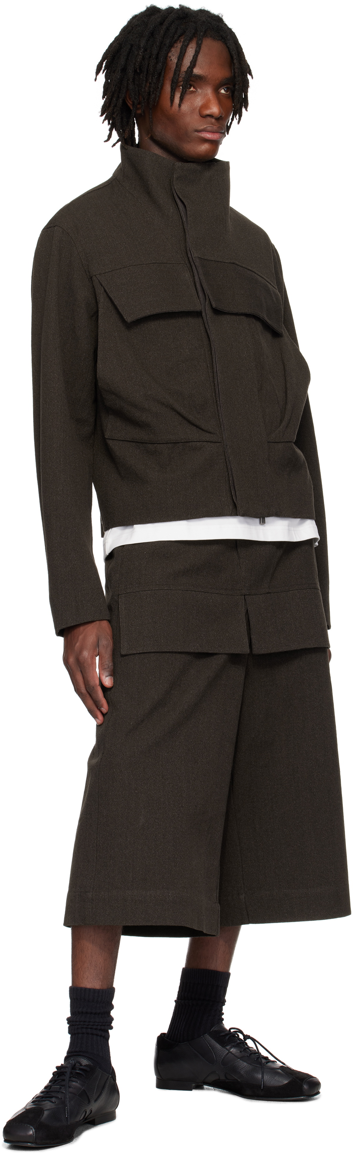 pet-tree-kor Brown Enignum Jacket