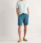 Onia - Noah Linen Drawstring Shorts - Blue