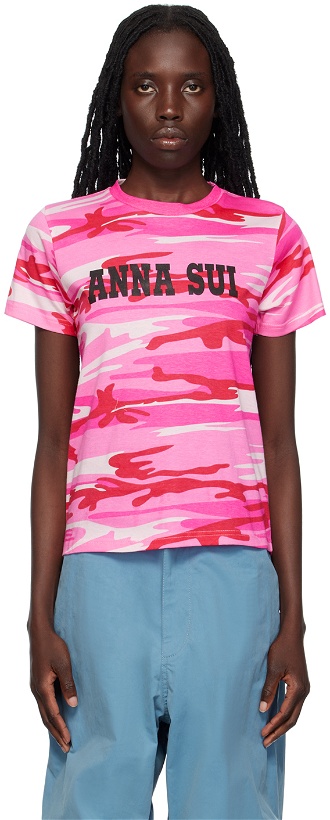 Photo: Anna Sui SSENSE Exclusive Pink T-Shirt
