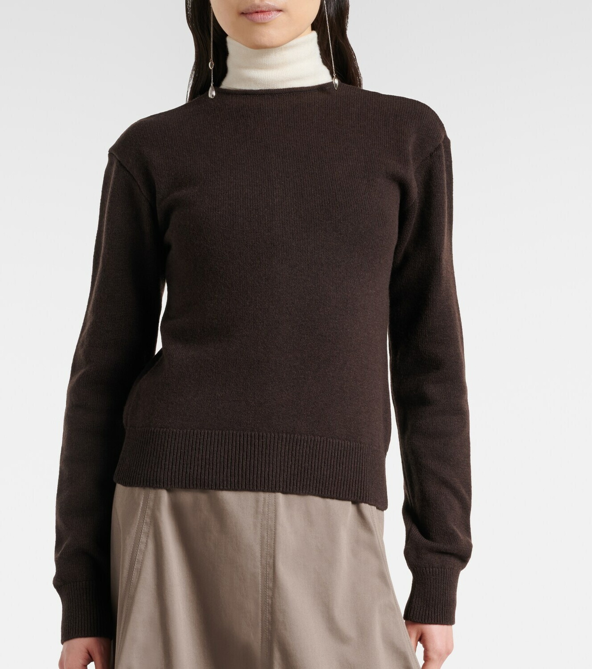 Lemaire Reversible wool and cashmere cardigan
