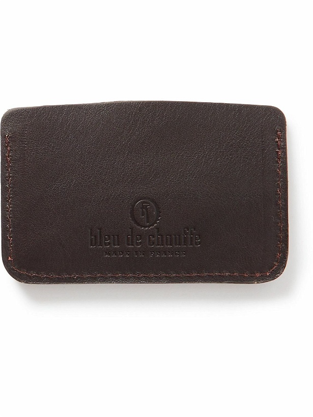 Photo: Bleu de Chauffe - Visamex Logo-Debossed Leather Cardholder
