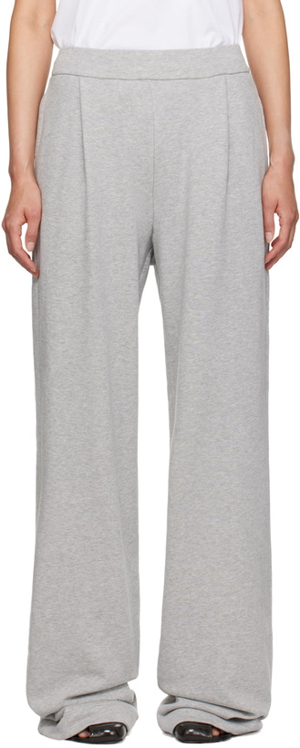 Photo: Dries Van Noten Gray French Terry Sweatpants