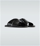 Balenciaga - Logo leather sandals