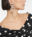 Magda Butrym - Embellished asymmetric heart earrings