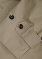 Skall Studio Mahsa Belted Cotton Trench Coat Stone