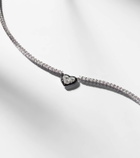 Kamyen Heart 18kt white gold choker with diamonds
