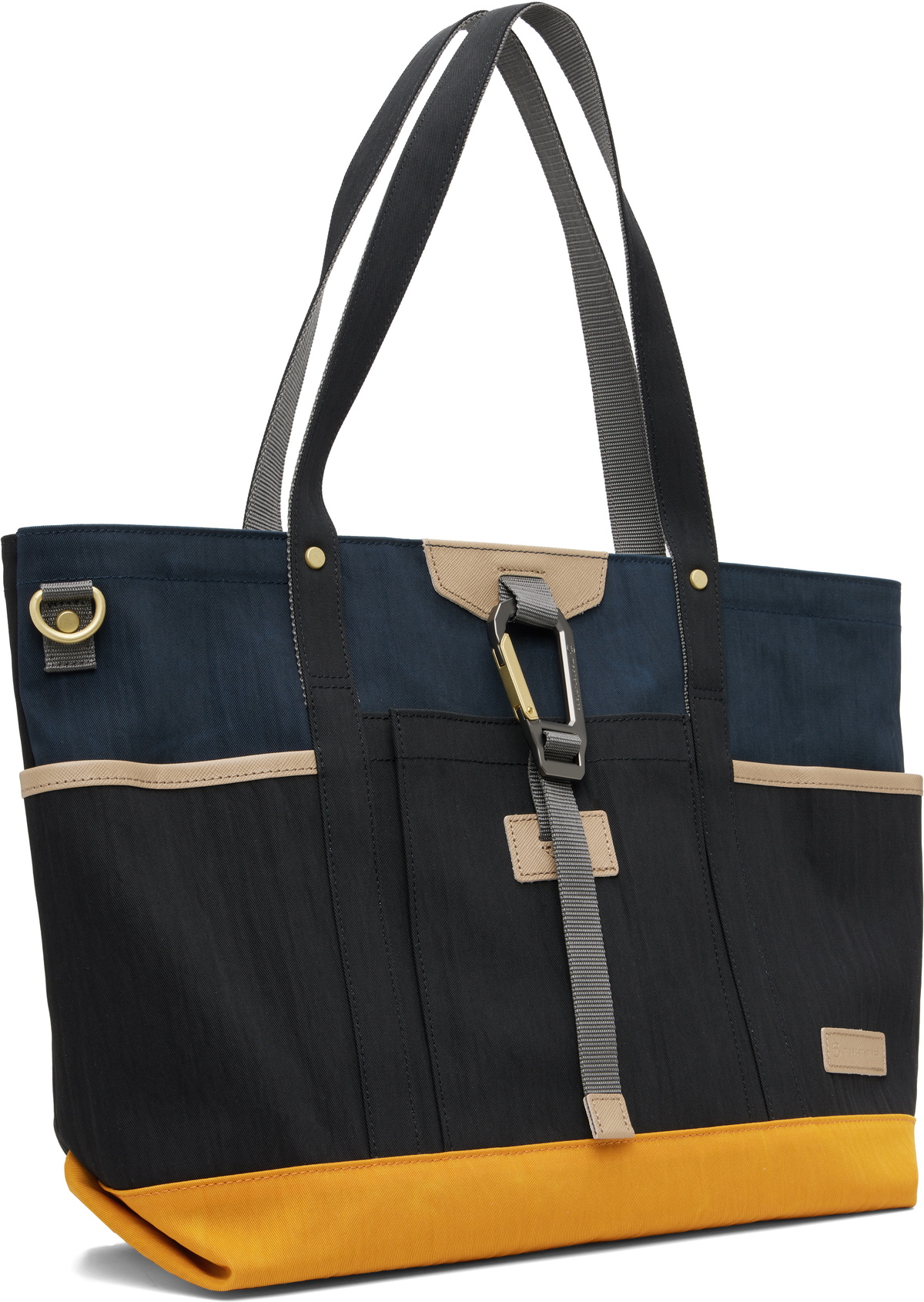master-piece Navy & Black Link 2WAY Tote