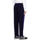 Comme des Garcons Homme Blue and Navy Jersey Lounge Pants