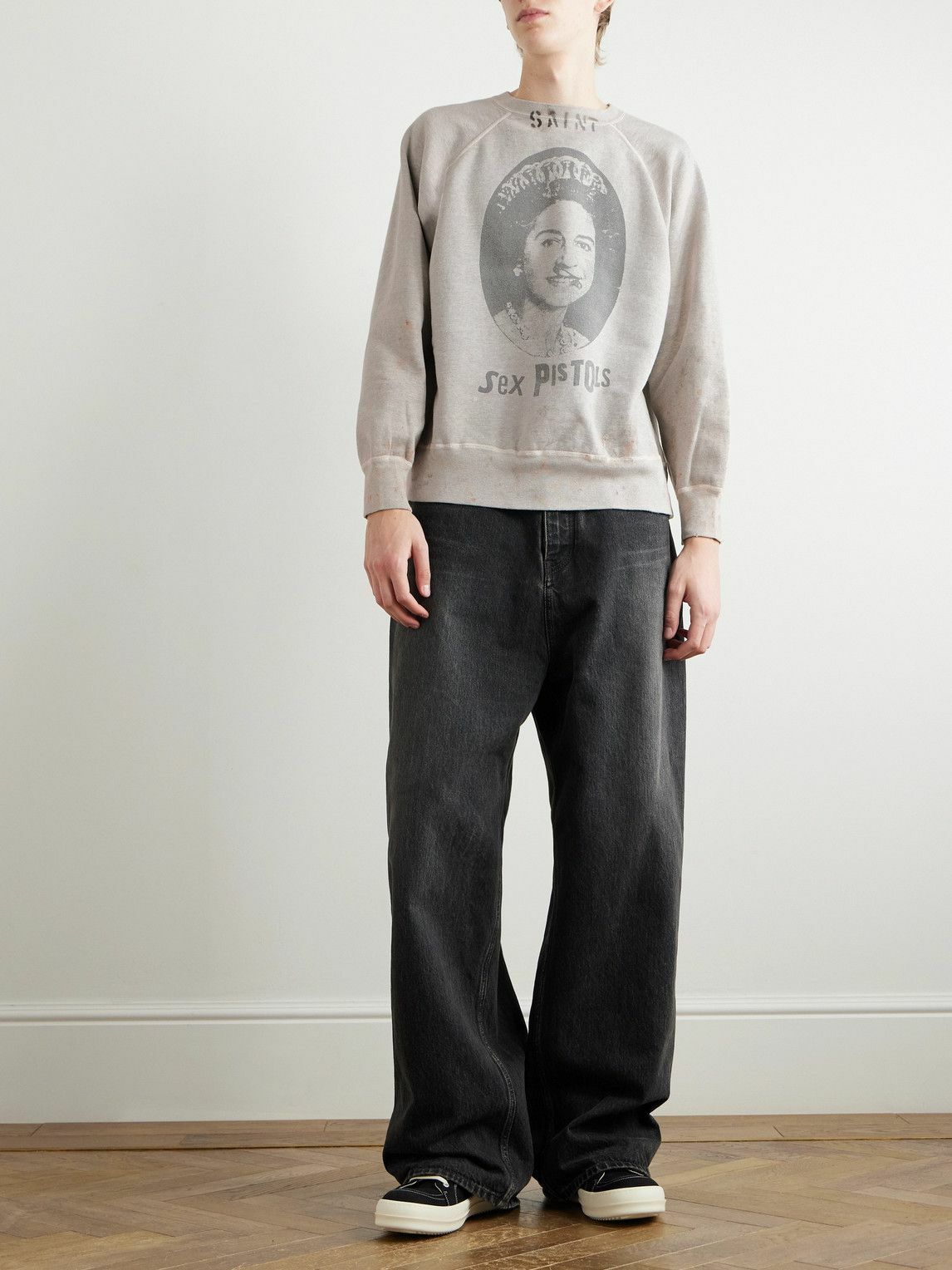 24a/w SAINT Mxxxxxx × Sex PiSTOLS スウェット Sex Pistols x SAINT Mxxxxxx QUEEN Sweat shirt _ FASCINATE