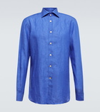 Kiton - Long-sleeve linen shirt