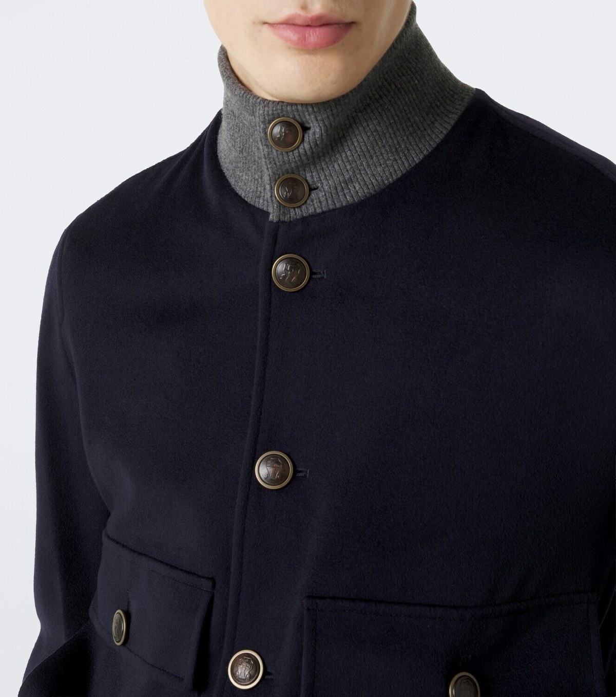 Brunello Cucinelli Virgin wool blouson jacket